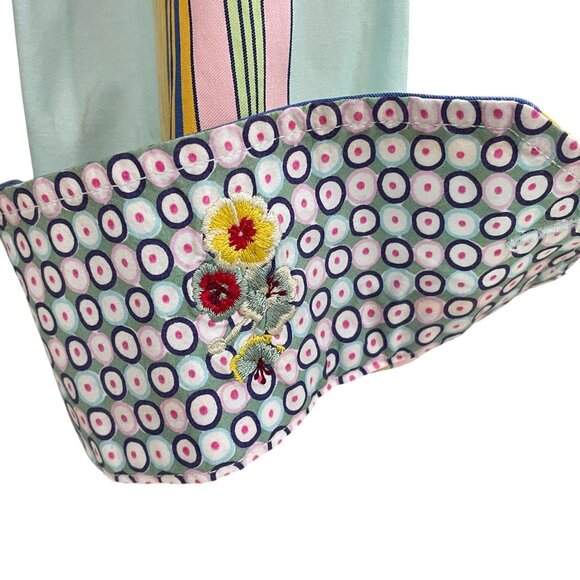 Bugatchi Uomo Striped Shirt Preowned Cotton Pastel Smart Casual Artsy Unique - Picture 8 of 13